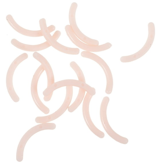 LEORX 16Pcs Pink Eyelash Curler Cushions Refill Pads Safe Eco Friendly Material