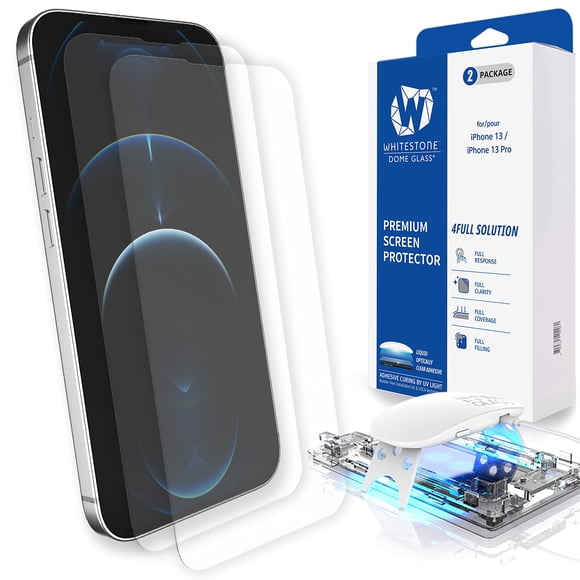 Protector de pantalla Dome Glass Whitestone para iPhone 13/13 Pro