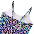 thumbnail image 6 of URMAGIC URMAGIC 4-12T Child Girls One Piece Leopard Swimsuit Ruffle Spaghetti Bathing Suit Swimwear, 6 of 11