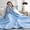 Blue, variant on Ice Cooling Calming Blanket for Hot Sleepers & Night Sweats, Double-Sided Cold Tech Summer Comforter, Soft Breathable Lightweight Silky Smooth Bed Quilt (Dark Red,55*79in)