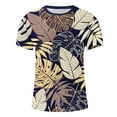 thumbnail image 4 of Qertyioot T-shirt à Manches Courtes Imprimé pour Hommes, Col Rond, Mode Décontractée, Manches Courtes, Économies d'Été, 4 of 5
