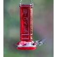 thumbnail image 2 of More Birds Hummingbird Feeder, Glass Hummingbird Feeders, Red, 4 Feeding Stations, 19-Ounce Nectar Capacity, Square Bottle, 2 of 3