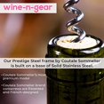 thumbnail image 3 of Prestige Waiters Corkscrew By Coutale Sommelier - Stainless Steel - French Patented Spring-Loaded Double Lever Wine Bottle Opener for Bartenders and Gifts, 3 of 6