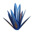 thumbnail image 1 of 1 pieza de planta decorativa pintada a mano, decoración de tienda, 65cm azul oscuro Sunnimix Agave decorativo, 1 of 8