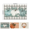 thumbnail image 3 of asddcavvf Pumpkin Autumn Meal Mat 12x18 Inch Autumn Thanksgiving Retro Table Mat Suitable For Party Dining Decoration Tall Dining Table Set, 3 of 5