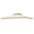 thumbnail image 2 of Garden Winds Replacement Canopy for Belcourt Gazebo - Riplock 350 - SOLID BEIGE ONLY, 2 of 6