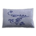 thumbnail image 1 of Ahgly Company Patterned Indoor Rectangular Lavender Blue Lumbar Throw Pillow, 13 inch by 19 inch, 1 of 5
