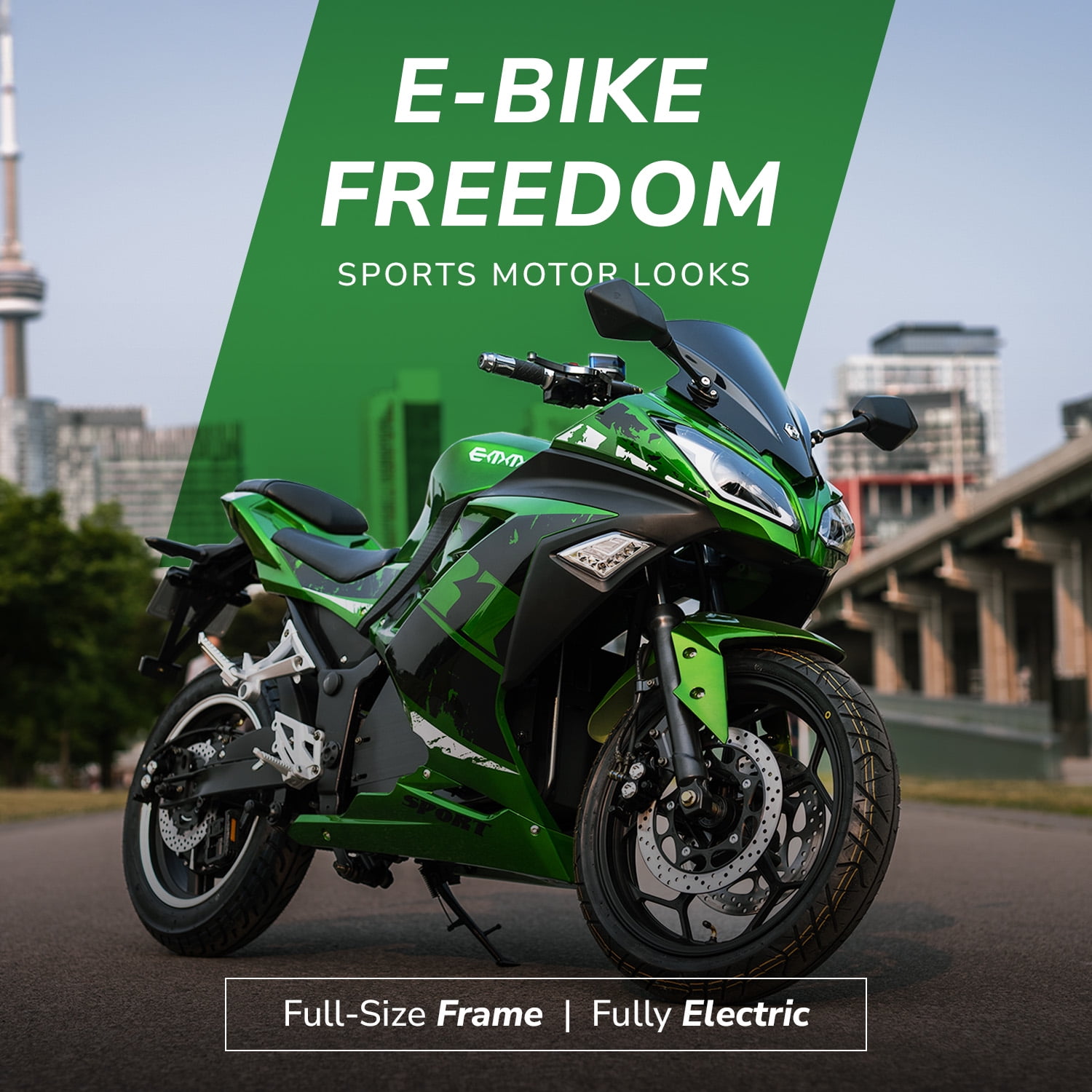 Emmo Zone MAX eBike - Electric Motorcycle eBike - 84V20Ah