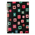 thumbnail image 7 of FORMRS 1-Subject Spiral Notebook 8" x 5" College Ruled 60 Refillable Sheet A5 Hard Cover, Red Block Pattern, 7 of 7
