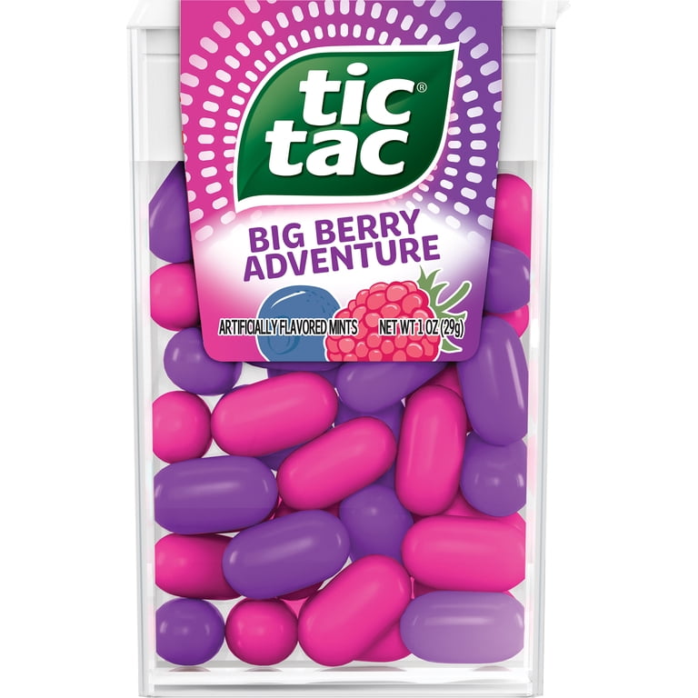Tic Tac Fresh Breath Mints Big Berry Adventure Hard Candy Mints, 1