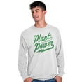 thumbnail image 3 of Plant Power Vegetarian Vegan Workout Long Sleeve TShirt Men Women Brisco Brands S, 3 of 7