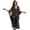 Bird Flower Pattern, variant on Kaftan Dresses for Women Plus Size V-Neck Beach Cover Up Lightweight Swimsuit Coverup Kaftan Maxi Dress One Size Bathing Suit Cover Up for Summer Vacation, Blue Floral Patchwork Pattern
