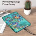 thumbnail image 5 of MonsDirect Case for 6" Kindle Paperwhite 5th/6th/7th Generation 2012-2016,Soft PU Leather Case with Auto Sleep/Wake & Hand Strap for 6 inch Kindle Paperwhite 5th/6th/7th Generation, Green Butterfly, 5 of 7
