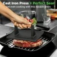 thumbnail image 2 of NutriChef Cast Iron Grill Presses, 2 of 7