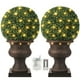 thumbnail image 1 of Yeshouse set de 2 topiarios artificiales 20", 50 luces LED, USB, control remoto 8 modos, resistentes a rayos UV y sin mantenimiento para interior/exterior, 1 of 9