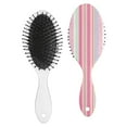 thumbnail image 2 of Boho Chic Vintage Hair Brush - Gentle Round Bristle Brush for All Hair Types, 2 of 5