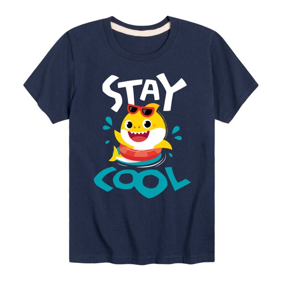 Baby Shark - Stay Cool - Youth Boys Short Sleeve Graphic T-Shirt