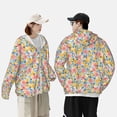 thumbnail image 5 of Picia Watercolor Wildflowers Women's Men's UPF 50+ Sun Protection Hoodie Shirt Long Sleeve SPF Fishing Outdoor UV Hiking Lightweight Shirts-Small, 5 of 9