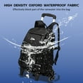 thumbnail image 5 of IvyH Rolling Backpack, 18" Lightweight Wheeled Backpack 6 Wheels Unisex Large Luggage Backpacks,Black, 5 of 6