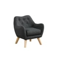 thumbnail image 2 of Smuxee Linen Kids Chair with Removable Seat Cushion,Toddler Chair Couch,Gray, 2 of 6