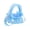 Blue, variant on RUINIXCW Weddding Basket Small Flower Girl Baskets with Lace Pearl Silk Handle Picnic Basket Canastas Para Flores Candy Gift Basket for Wedding Birthday Party Favor 6.69x6.3x6.3in