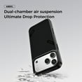 thumbnail image 3 of for iPhone 16 Pro Max Case, Carbon Fiber Texture Magnetic Protective Cover, Compatible with MagSafe, PC+TPU Shockproof Anti-Scratch Slim Lightweight Drop Protection Wireless Charging, A, 3 of 11