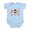 Sky Blue, variant on CafePress - Peace Love Fence Fencing Infant Bodysuit - Baby Light Bodysuit, Size Newborn - 24 Months