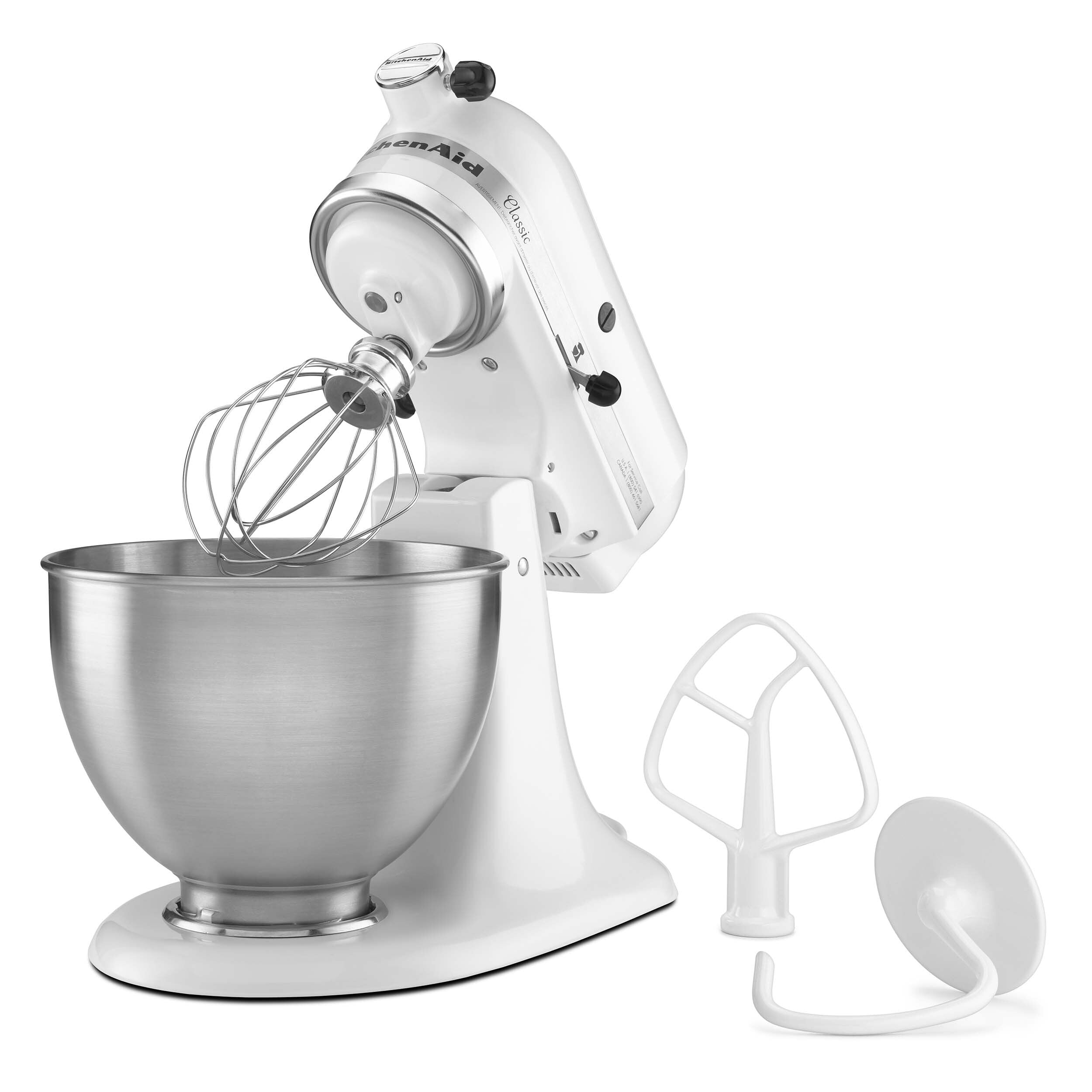  Stainless Steel Flat Beater for KitchenAid 4.5qt-5qt Tilt-Head  Stand Mixer, Fit for Classic, Classic Plus and Artisan Mixer K45SS, KSM75,  KSM90, KSM110, KSM125, KSM150 Heavy Duty and Dishwasher Safe: Home 