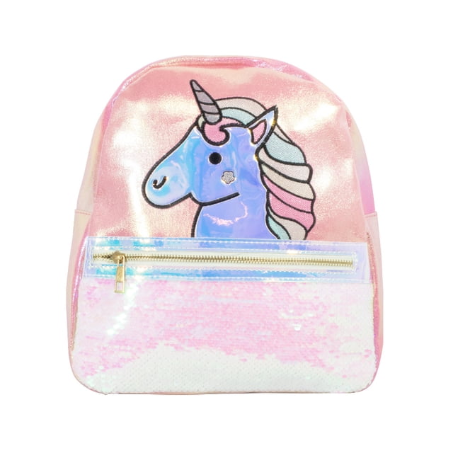 Mochila Para Niña Infantil La Merced Unicornio Rosa Brillante La Merced Forro Interno Alta Resistencia