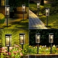 thumbnail image 4 of 6 Pack Solar Lights Outdoor Waterproof for Garden Pathway Walkway Yard Lawn Decorative Landscape Lighting.(Warm White), 4 of 6