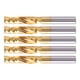 thumbnail image 1 of 5 fresas de extremo CNC profesionales para metal, espirales, fresas de corte, 6 x 28 x 55 mm, 1 of 14