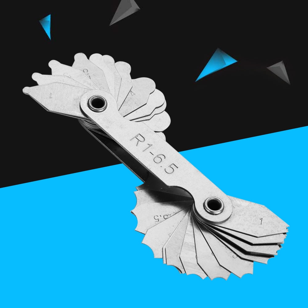 Convex Gauge Radius Measuring Tool Stainless Steel Radius Fillet Gauge