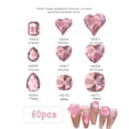 thumbnail image 2 of 60 piezas de diamantes de imitación para uñas, gemas para decoración de uñas, manualidades, decoraciones de vidrio, conjunto de diamantes de imitación con parte posterior plana, diseño de cara, ropa,, 2 of 6