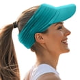 thumbnail image 5 of Helii Women Men Sports Sun Visor Lightweight Packable Stretchy Visor Hat for Running, Tennis, Golf Sun Hat Cowboy Hat Cute Hats, 5 of 6