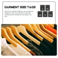 thumbnail image 5 of Minkissy 500pcs Black Polyester Clothing Size Labels for Bags and Apparel Accessories, 5 of 11