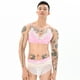 thumbnail image 3 of Ropa interior sexy con sujetador de encaje y lazo para hombres europeos y americanos, combinación de boxers de tentación, pijama pseudo-Niang, 3 of 3