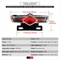 thumbnail image 4 of 2X Ebike Trasero DK336 Set Luz Delantera/Trasera Bicicleta EléCtrica Luces LED SET para 36V 48V 52V 60V, 4 of 5