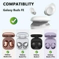 thumbnail image 2 of XIHAMA Security Lock Transparent Case for Samsung Galaxy Buds FE/Galaxy Buds 2 Pro/Galaxy Buds Pro/Galaxy Buds Live, TPU Hard Case Galaxy Buds Live Accessory with Keychain, 2 of 6
