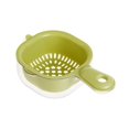 thumbnail image 2 of HAOAN Home Essentials Fruit Strainers  Berry Strainers  Two-Layer Draining Basket For The Kitchen With Handle  Removable Strainer Draining Basket Pink, 2 of 7