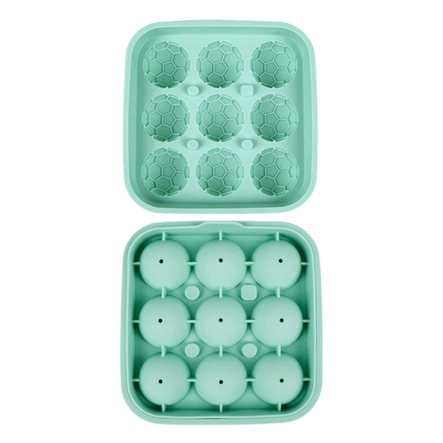 Molde de silicona con forma de balón de baloncesto para hacer hielo, helado, pasteles, chocolate, paletas y gelatina. Utensilio de cocina reutilizable para adultos. Molde cuadrado de 11,7 cm (4,6