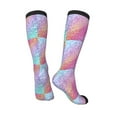 thumbnail image 4 of Balery Fun Rainbow Pink Fun Novelty Socks Men'S Women'S Crew Socks Funny Crazy Novelty Socks Quirky And Cool Socks, 4 of 9