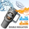 thumbnail image 3 of 40oz Tumbler for Grandpa Gift, Stainless Steel Insulated Cup with Handle, Best Grandpa Ever Present for Fathers Day Birthday Christmas, 3 of 5