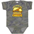 thumbnail image 3 of Inktastic Life is Better with Grilled Cheese Boys or Girls Baby Bodysuit, 3 of 5