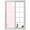 Pink, variant on Farmhouse Beige White Striped Window Privacy Film, Modern Stripes Static Cling UV Sun Blocking Heat Control Window Tint Day and Night, Non-Adhesive One Way Windows Privacy Cover 17.7''x78.7''