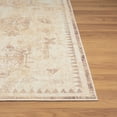 thumbnail image 5 of HomeRoots 534014 8 x 10 ft. Abstract Washable Non Skid Rectangle Area Rug, Beige, 5 of 5