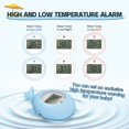 thumbnail image 4 of Termómetro de bañera de baño para bebés para bebés - Termómetro digital de temperatura del agua de la bañera de seguridad - Regalo de juguete de baño flotante para niños recién nacidos, 4 of 5