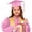 Pink, variant on DuoJiaJ Preschool Graduation Gown Cap Set with 2026 Tassel Size 2-3 Years