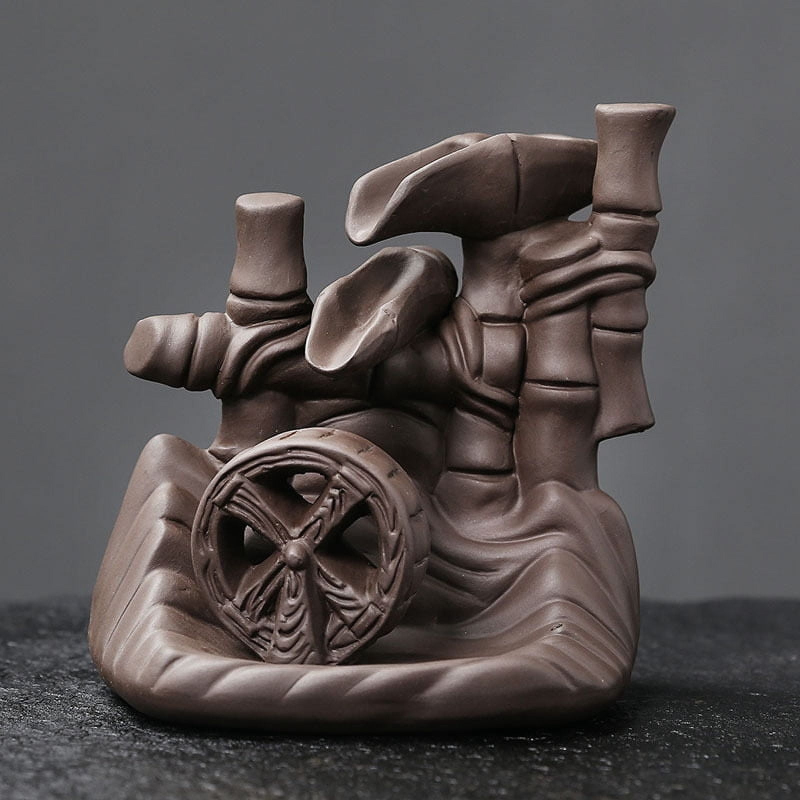 Purple Clay Backflow Incense Holder Craftsmanship Decoration Creative Chinese Timeless Operation Efficient Reflow Incense Burner
