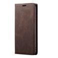thumbnail image 2 of Funda para teléfono Funda de cuero con tapa para teléfono Soporte para protector móvil helado retro, Reemplazo para iPhone 12, Café Eigraketly EL000766-03, 2 of 2