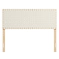 thumbnail image 4 of Headboard, Queen Size, Natural Beige, Vegan Leather, Bedroom, Modern Contemporary HB36764, 4 of 8